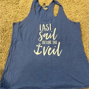 Last Sail Before the Veil tank top